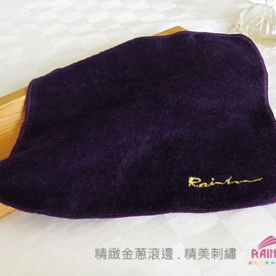 剪絨金蔥刺繡小方巾